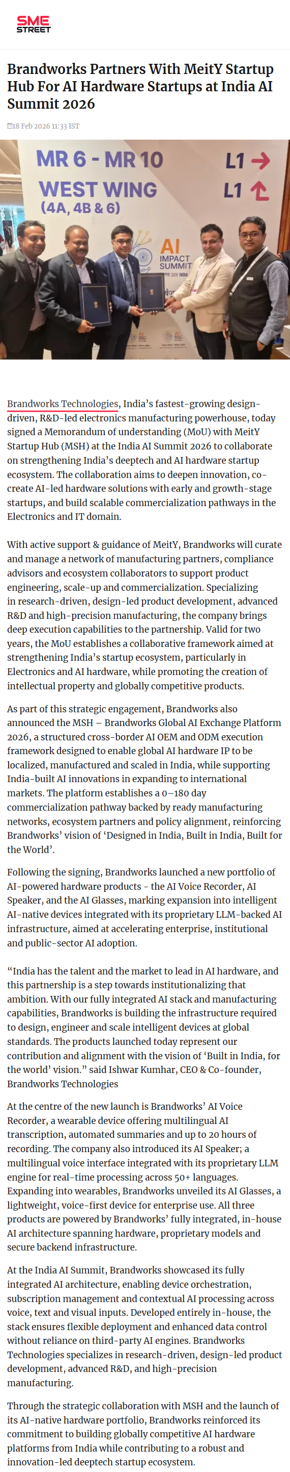 Full News Screenshot