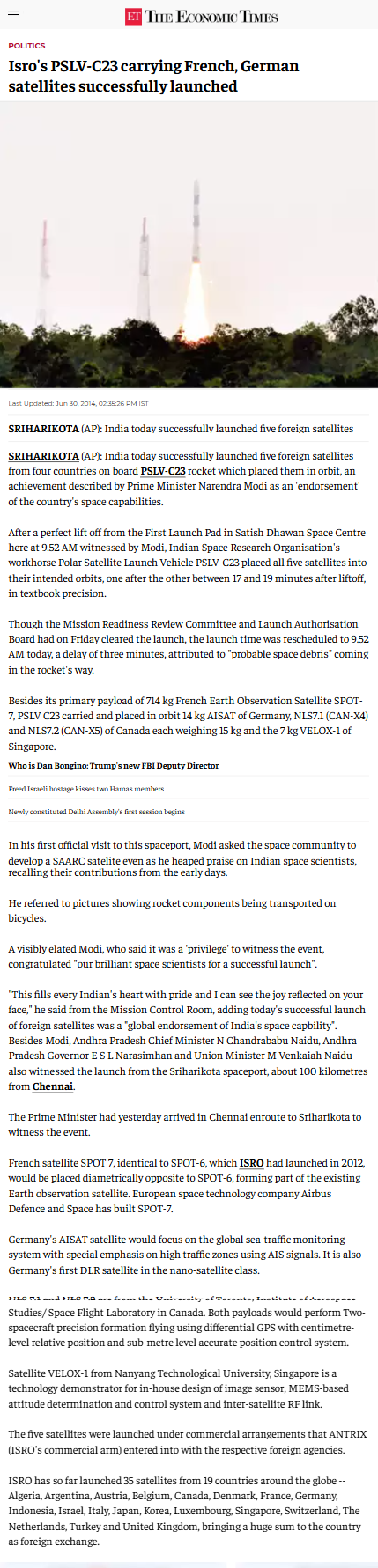 Full News Screenshot