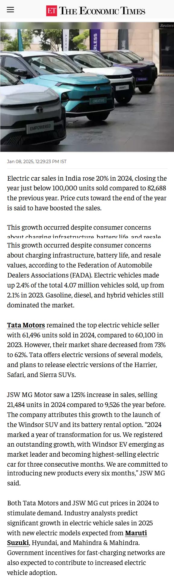 Full News Screenshot