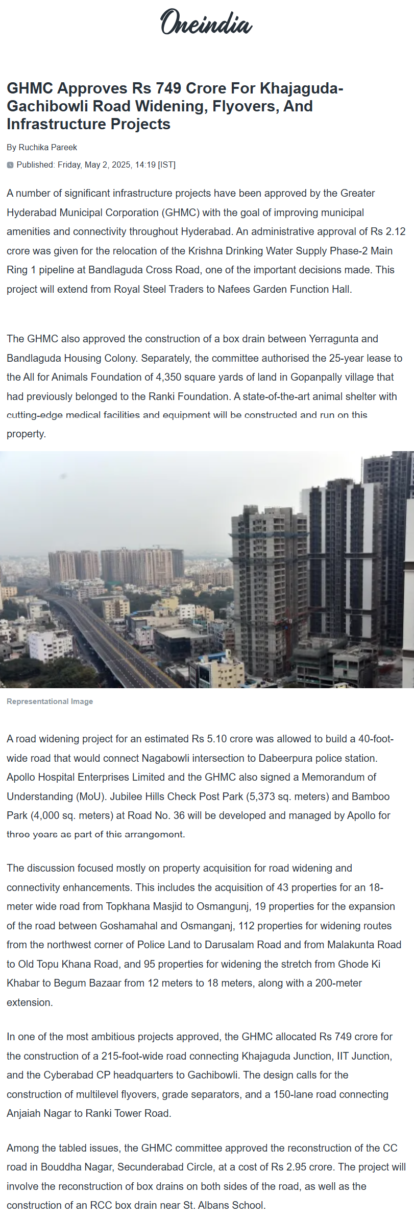 Full News Screenshot