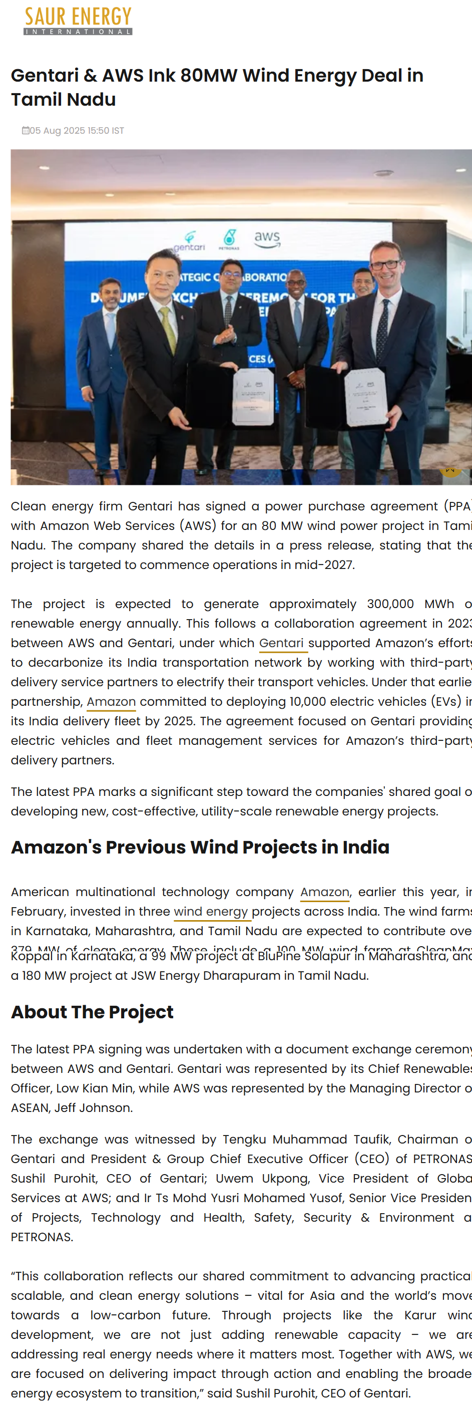 Full News Screenshot