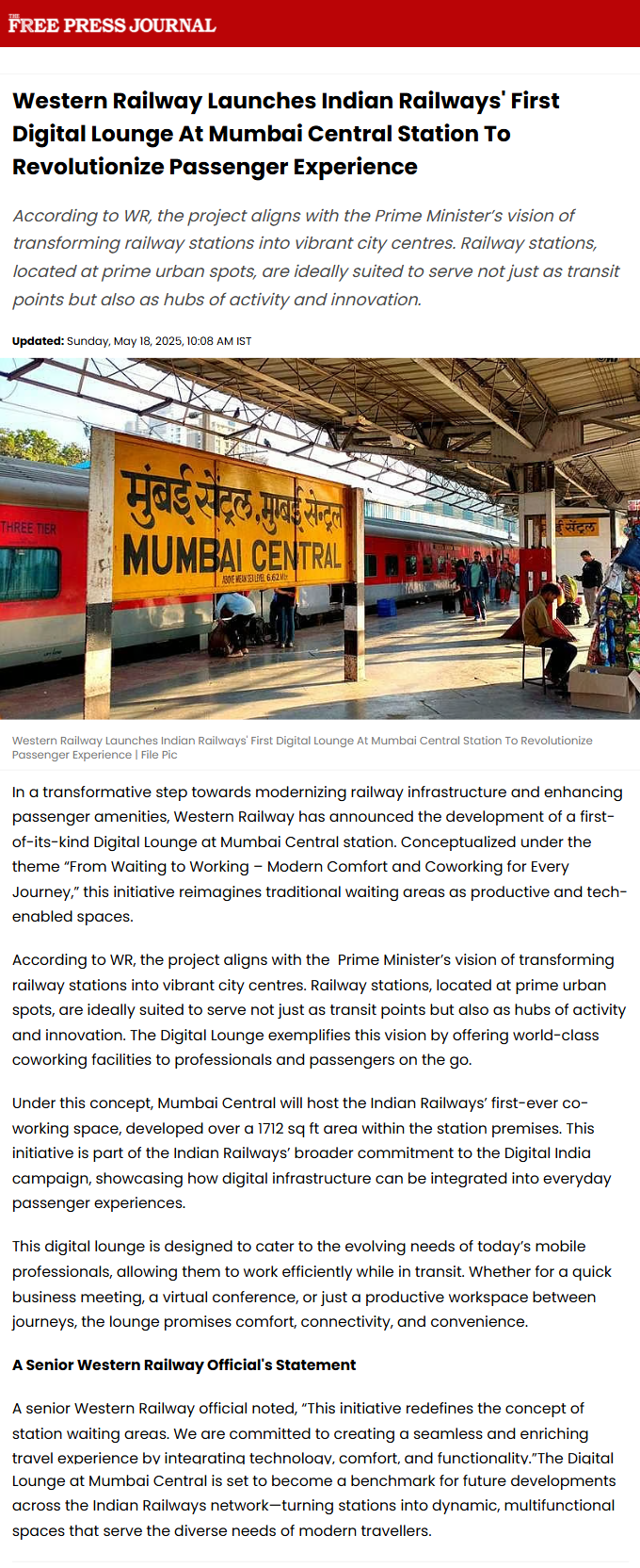 Full News Screenshot