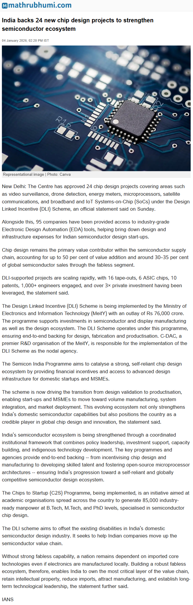 Full News Screenshot