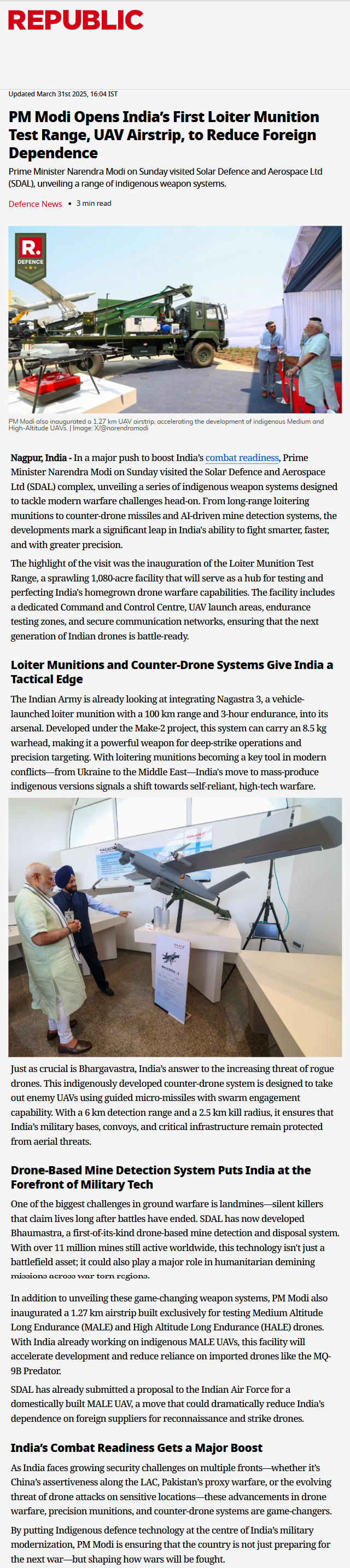 Full News Screenshot