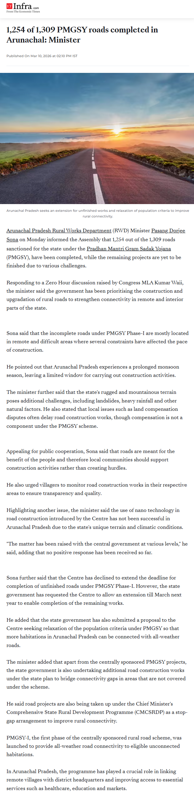 Full News Screenshot