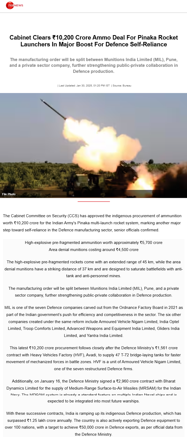 Full News Screenshot