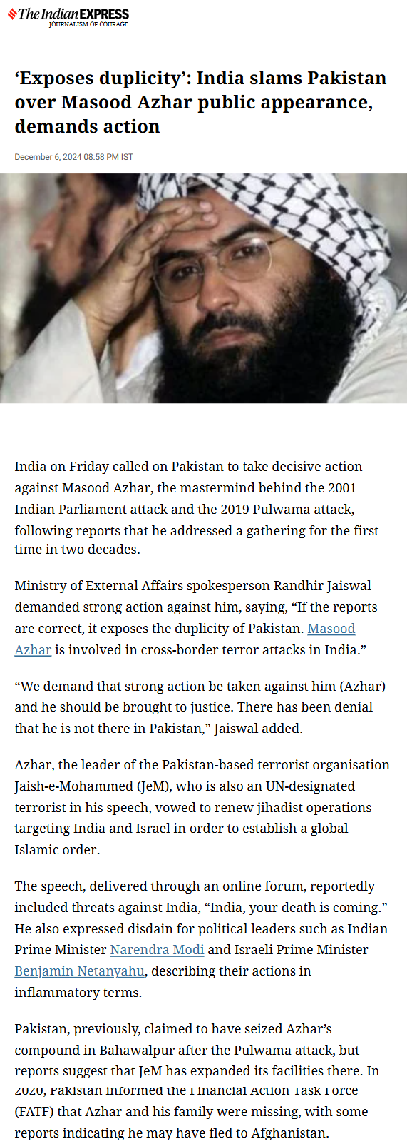 Full News Screenshot