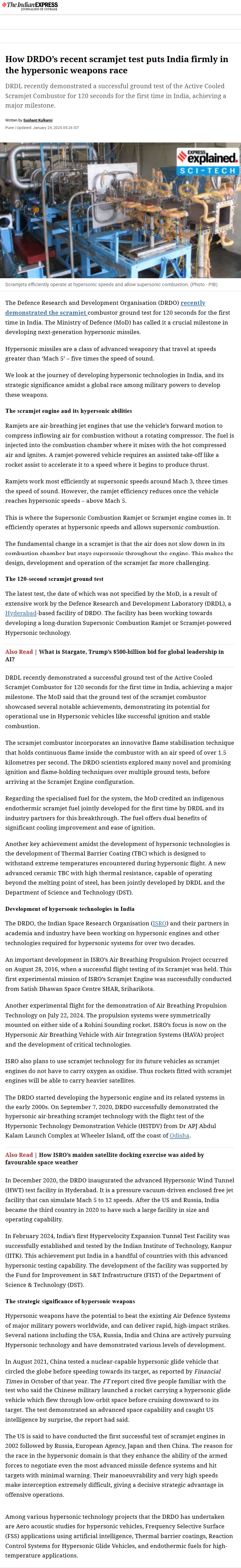 Full News Screenshot