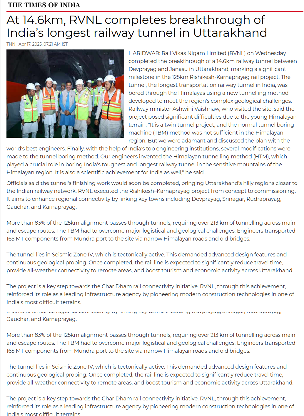 Full News Screenshot