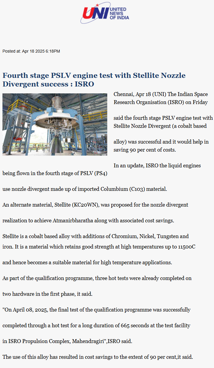 Full News Screenshot