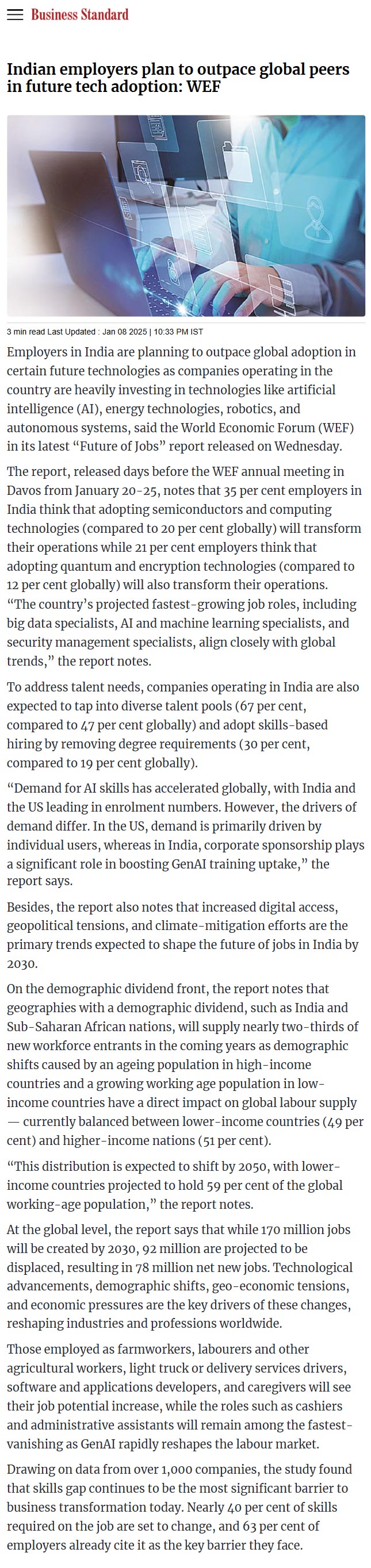 Full News Screenshot