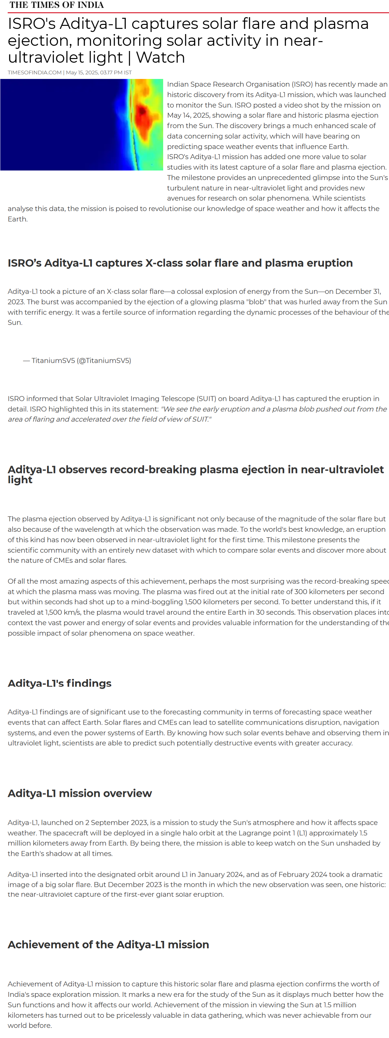 Full News Screenshot