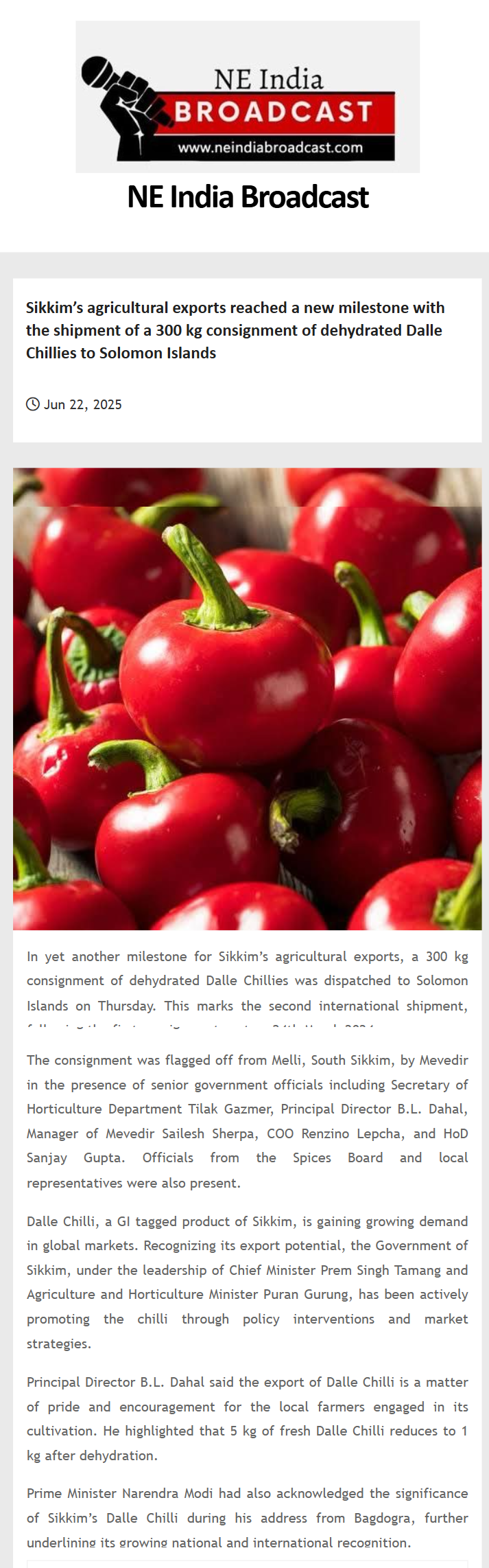 Full News Screenshot