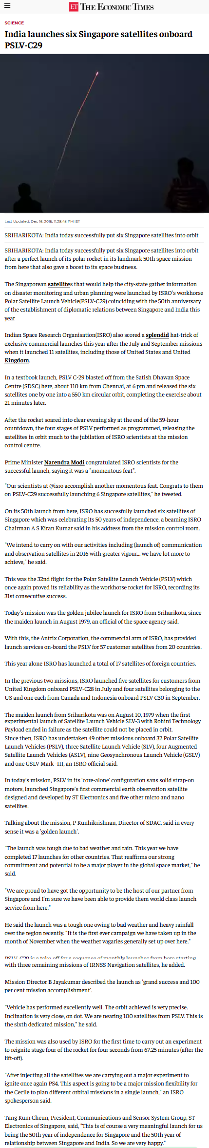 Full News Screenshot