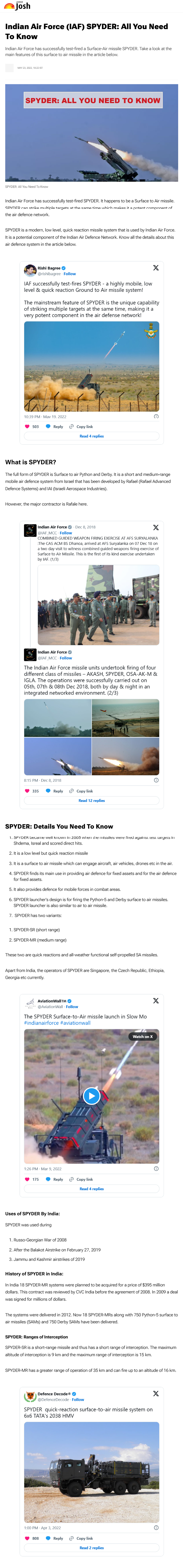 Full News Screenshot