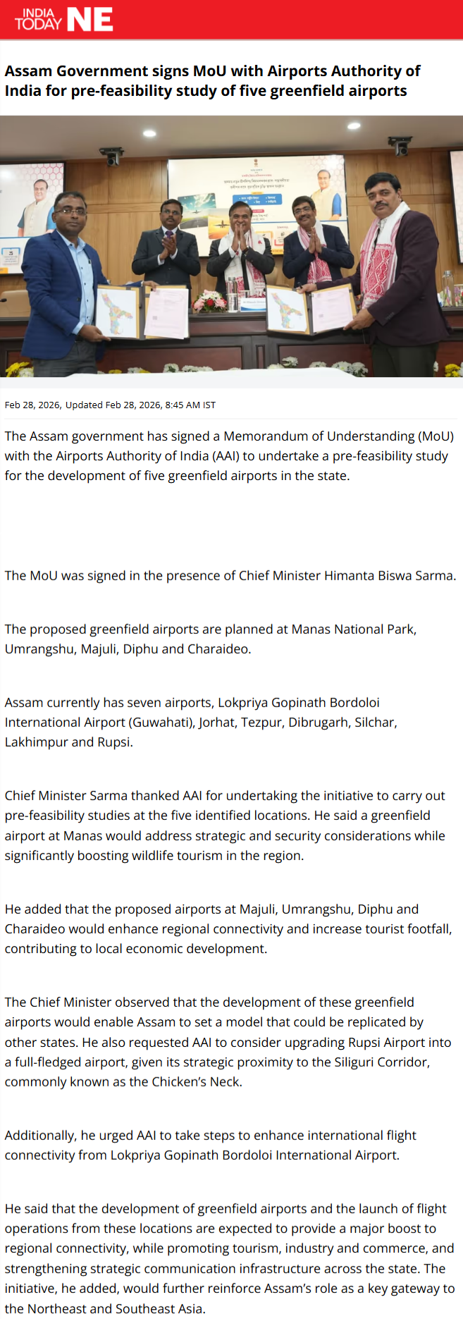 Full News Screenshot