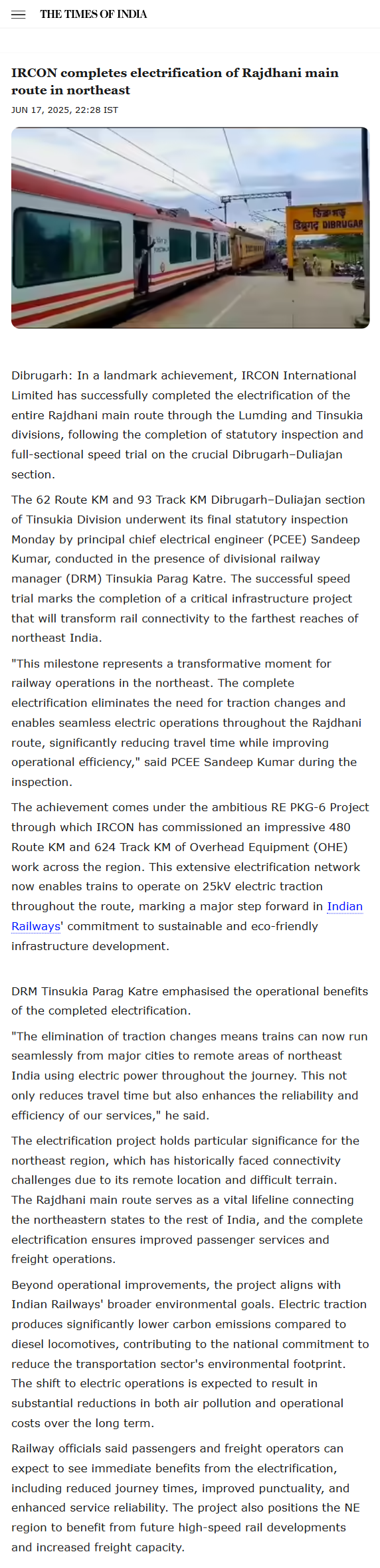 Full News Screenshot