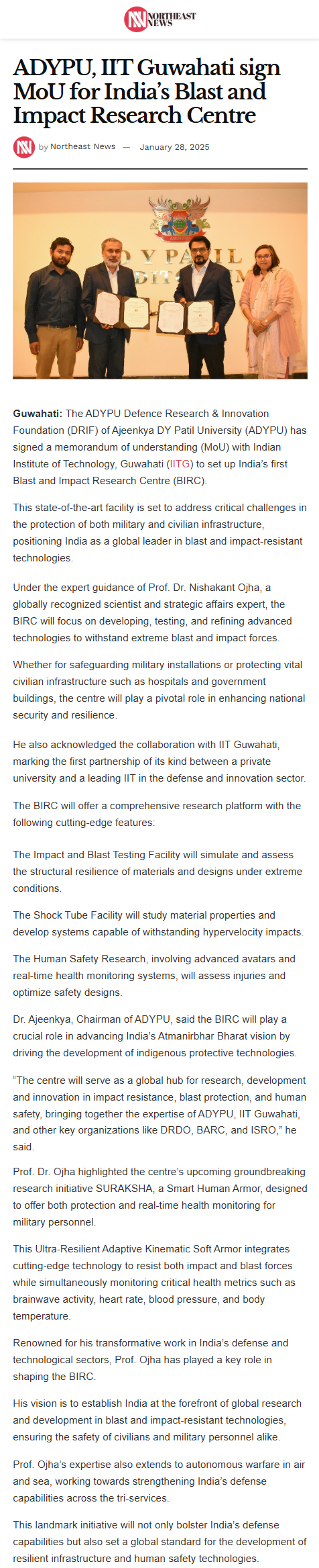 Full News Screenshot