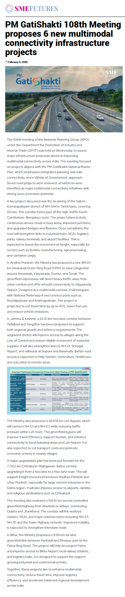 Full News Screenshot