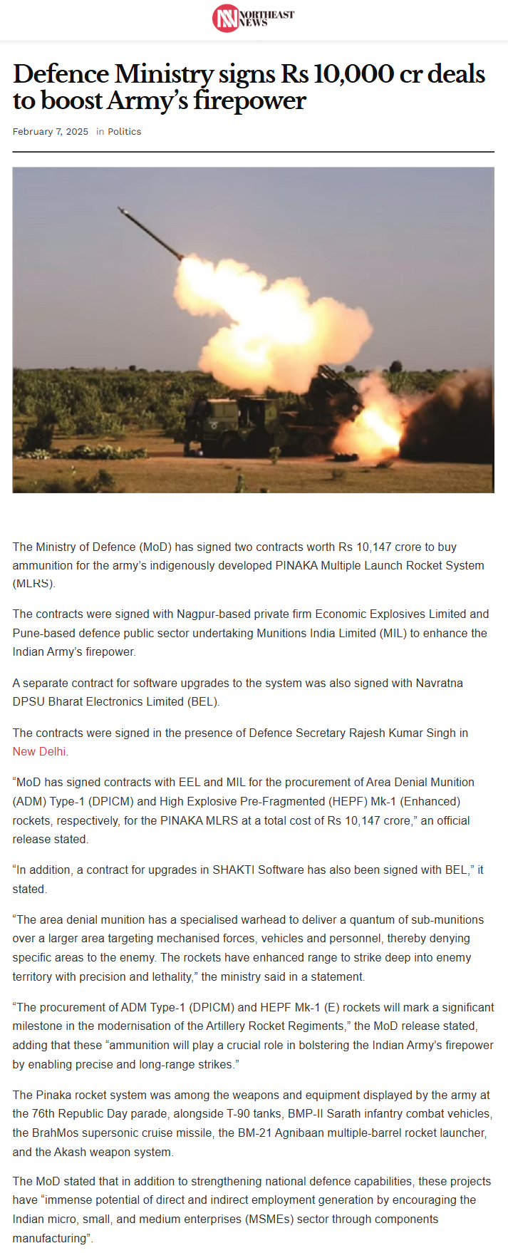 Full News Screenshot