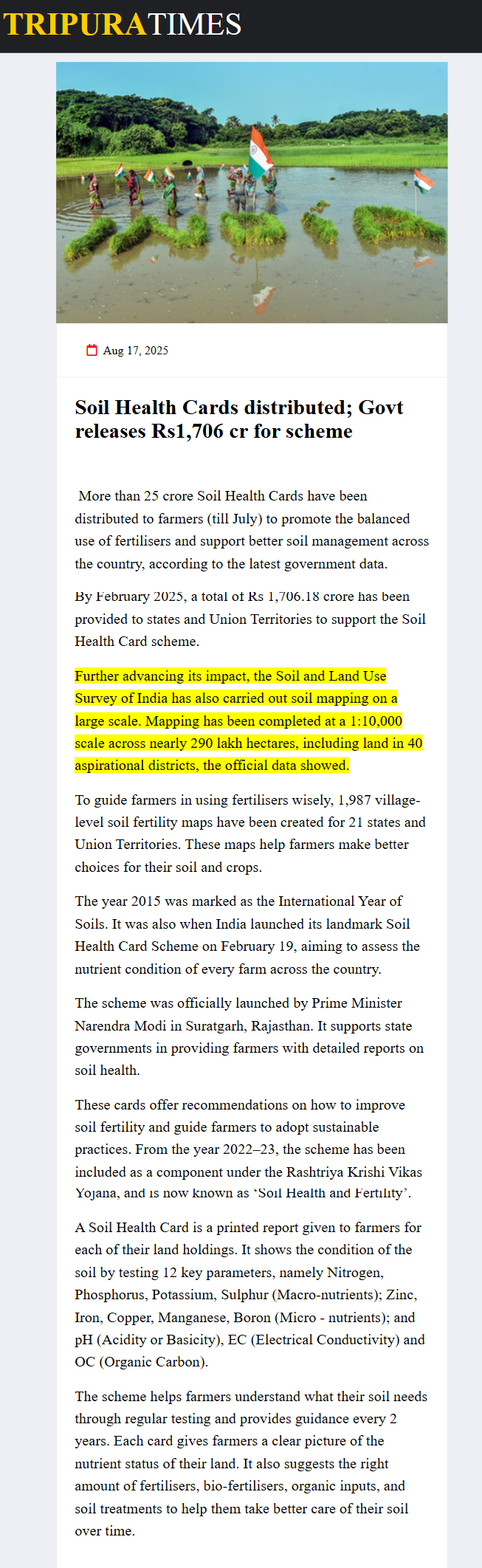 Full News Screenshot