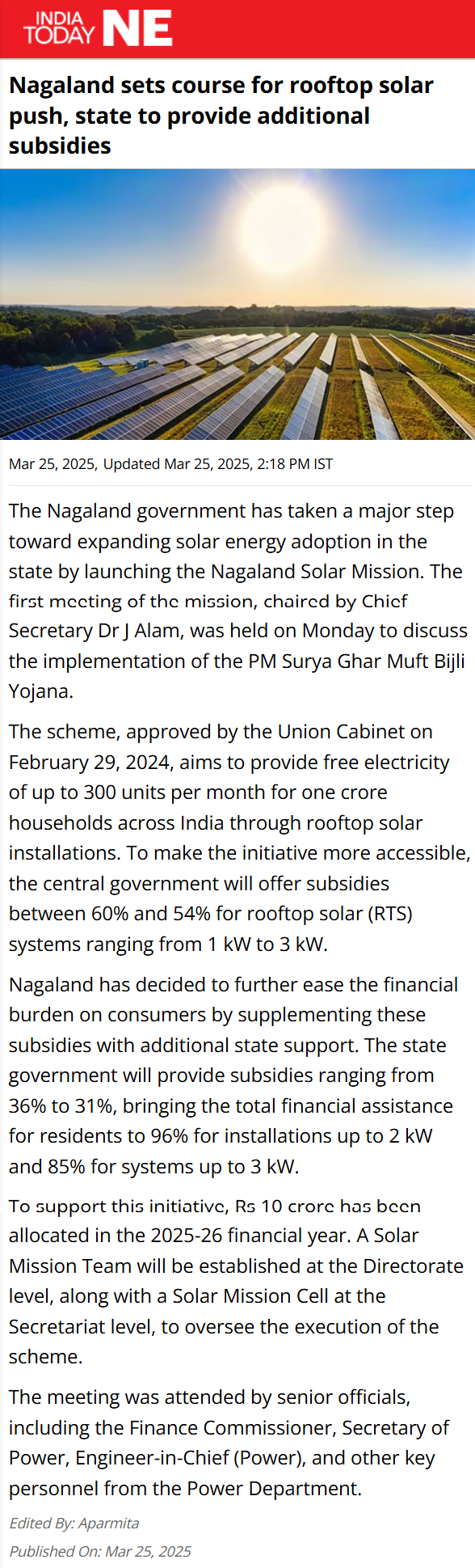 Full News Screenshot