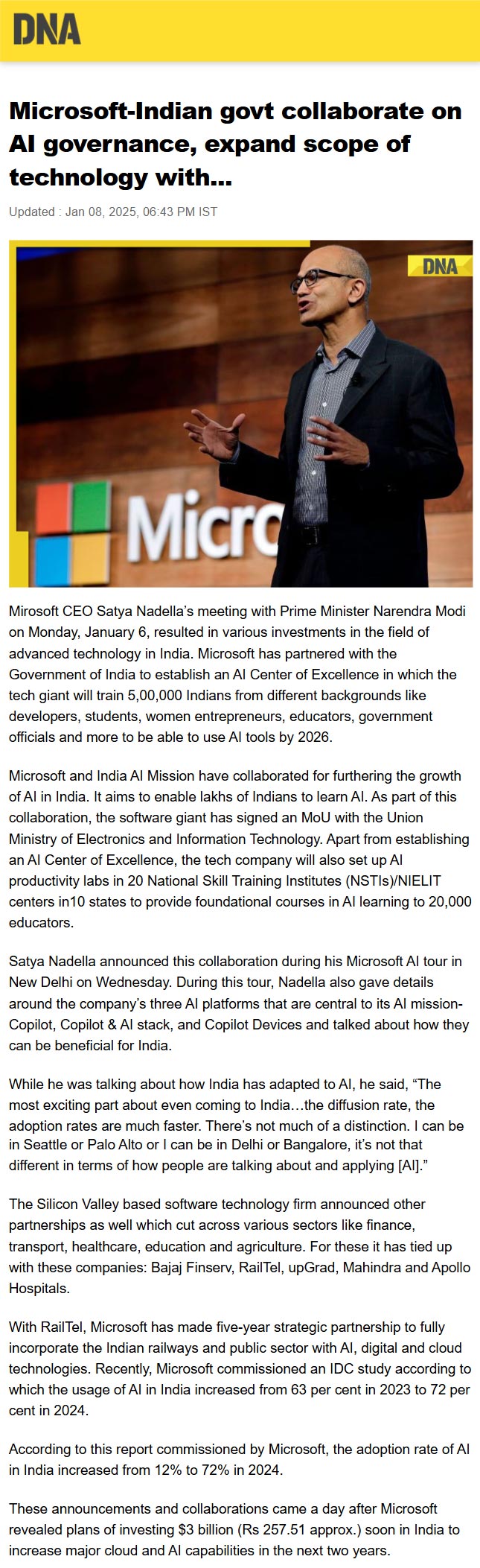 Full News Screenshot