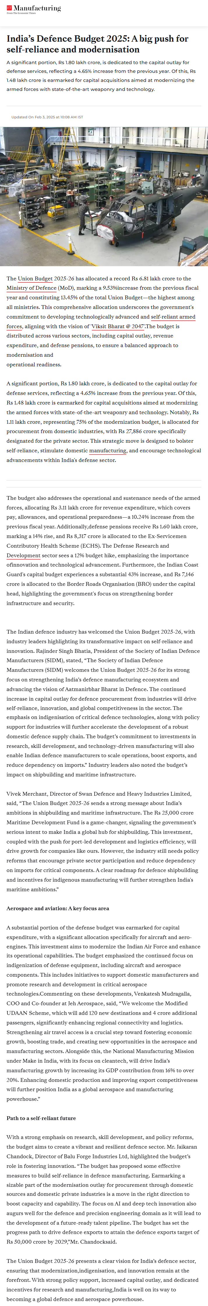 Full News Screenshot