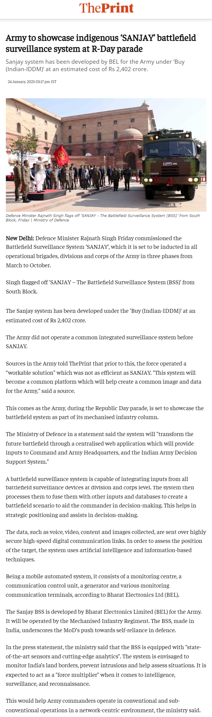 Full News Screenshot