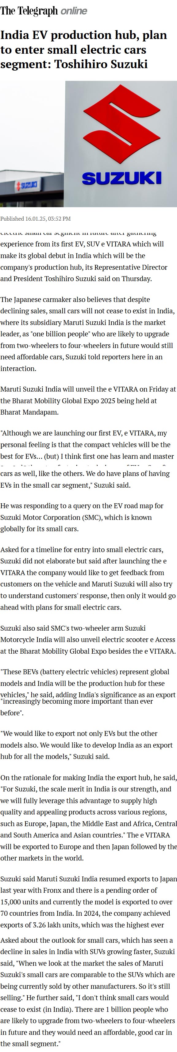 Full News Screenshot