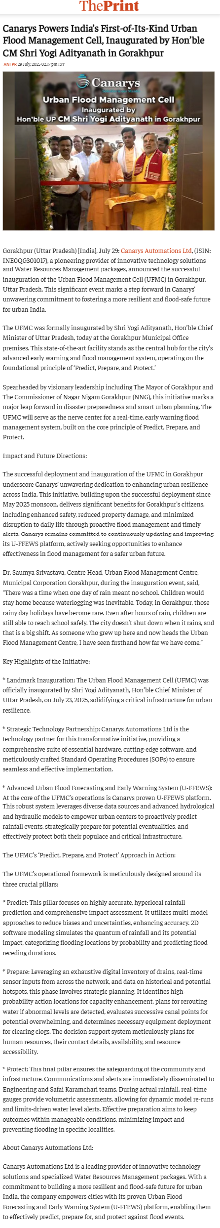 Full News Screenshot