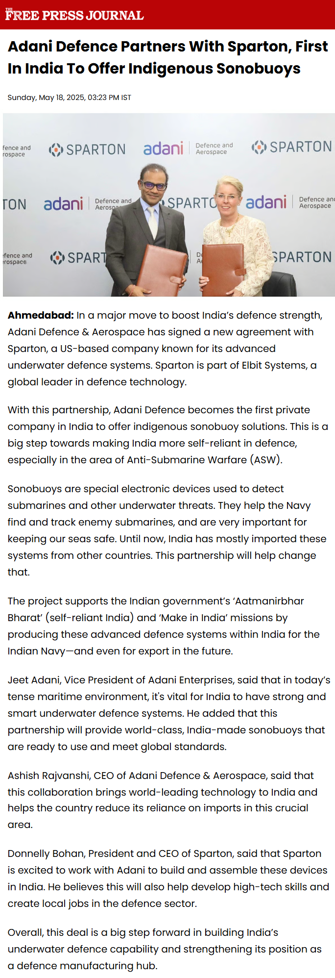 Full News Screenshot