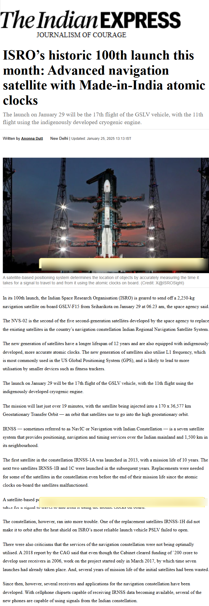 Full News Screenshot