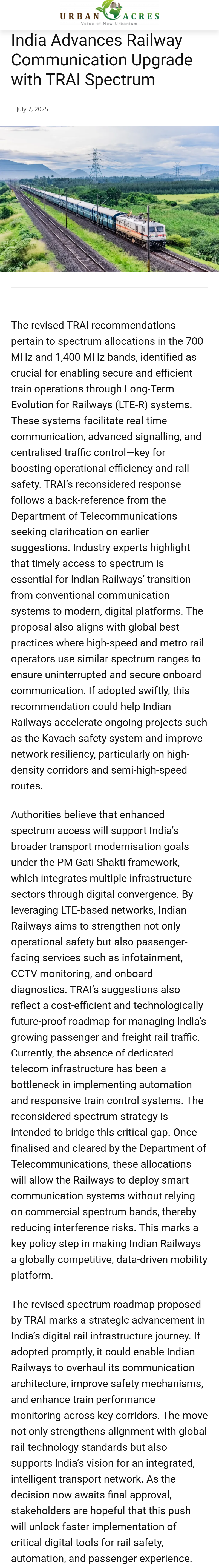 Full News Screenshot