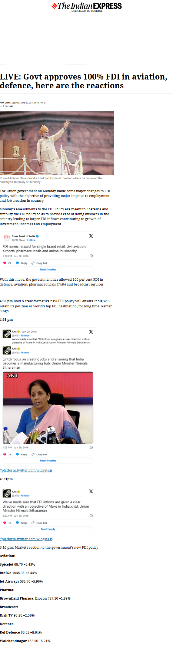 Full News Screenshot