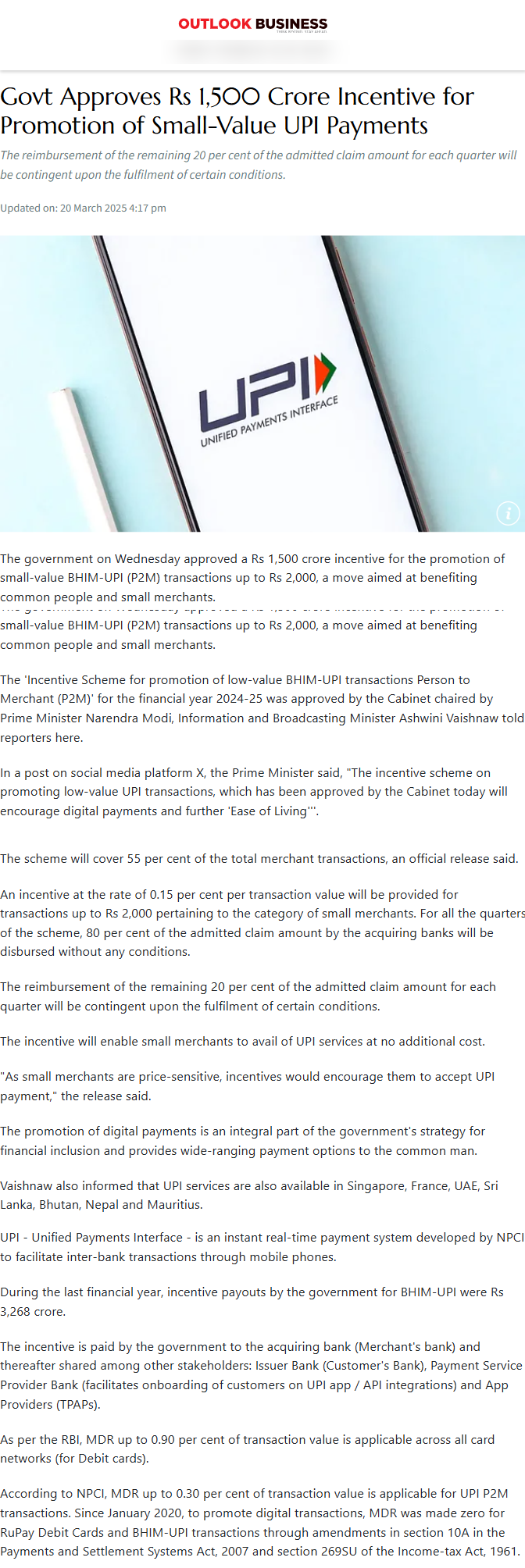 Full News Screenshot