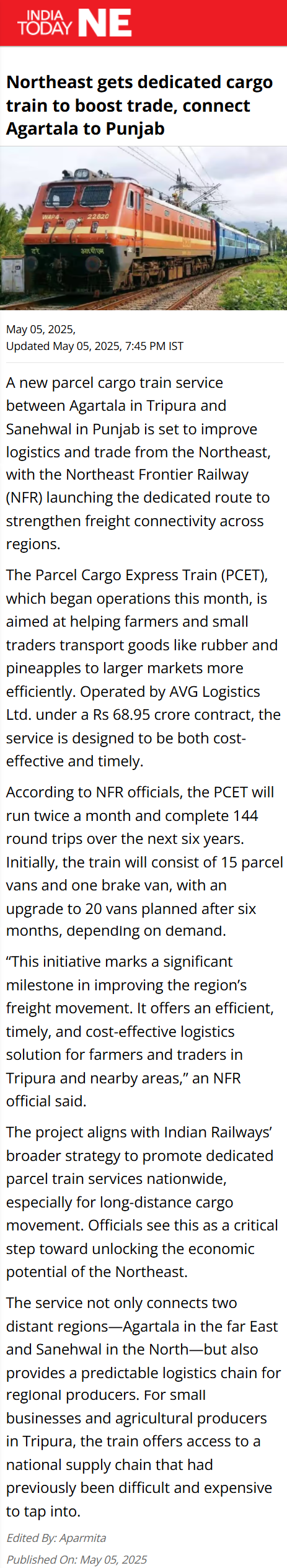 Full News Screenshot