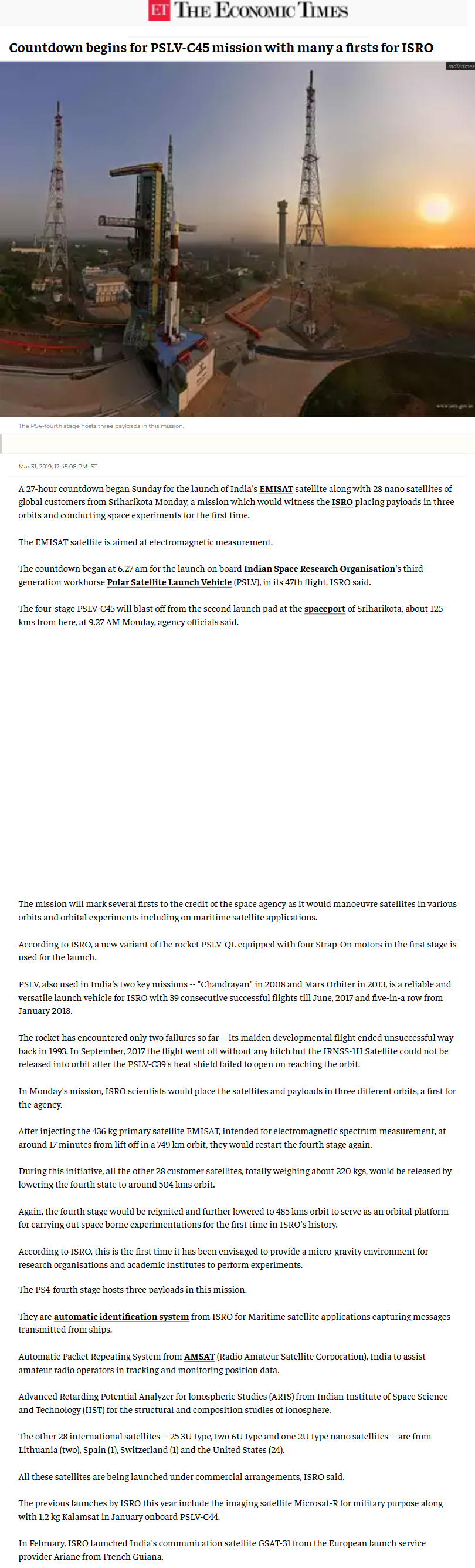 Full News Screenshot