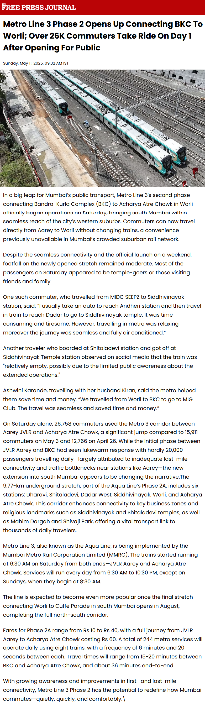 Full News Screenshot