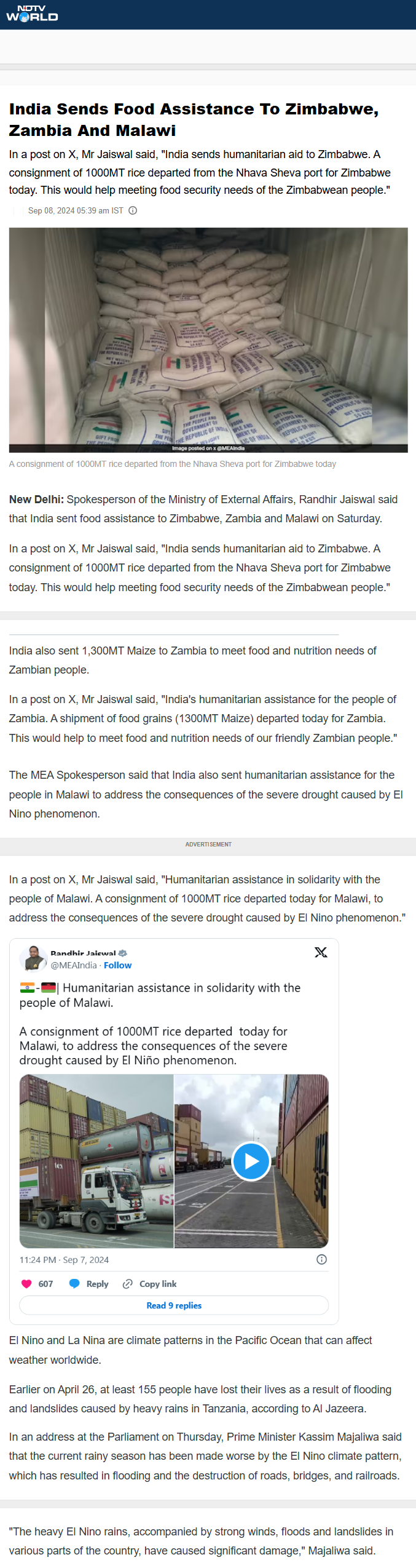 Full News Screenshot