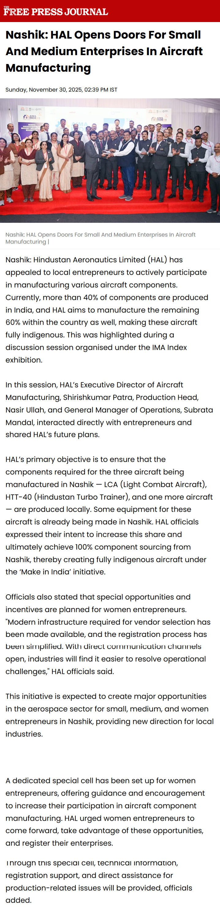 Full News Screenshot