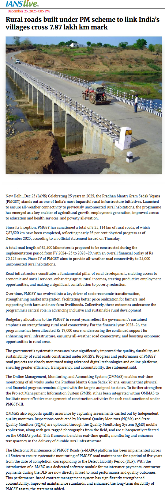 Full News Screenshot