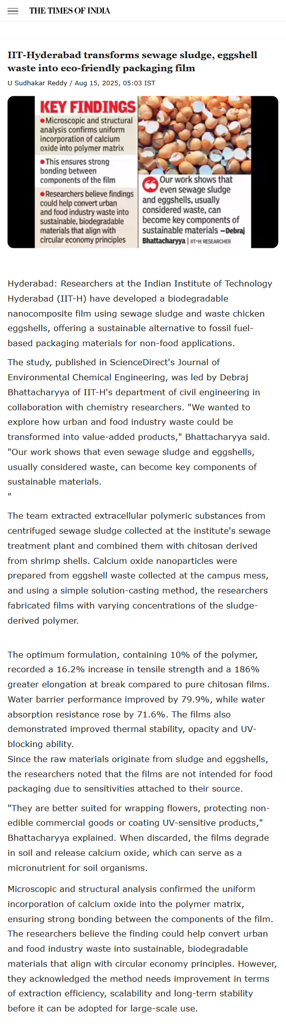 Full News Screenshot