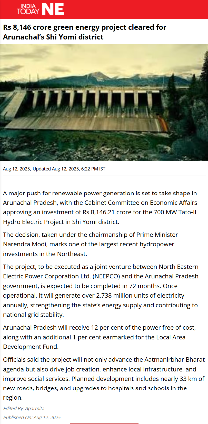 Full News Screenshot