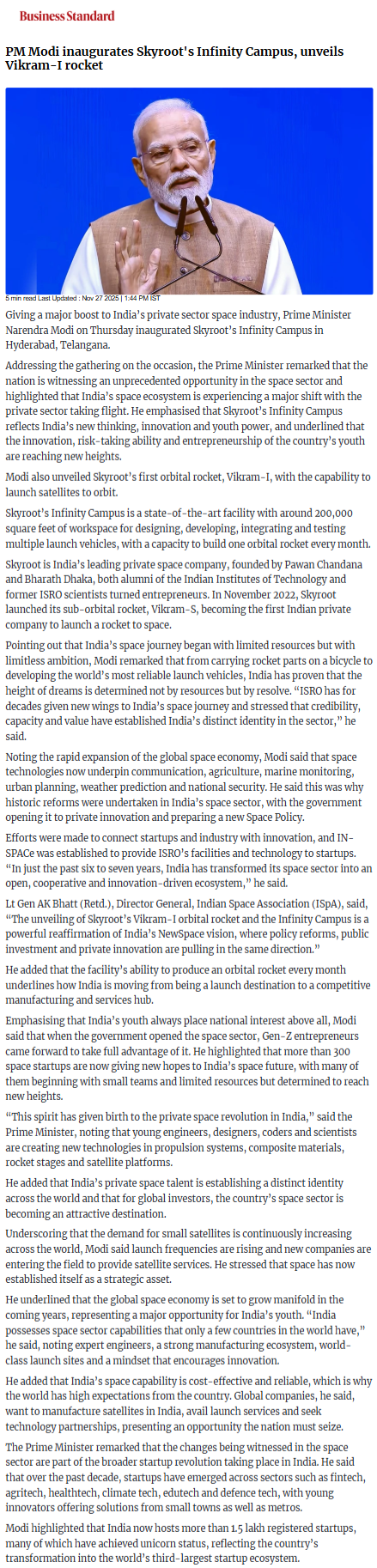 Full News Screenshot