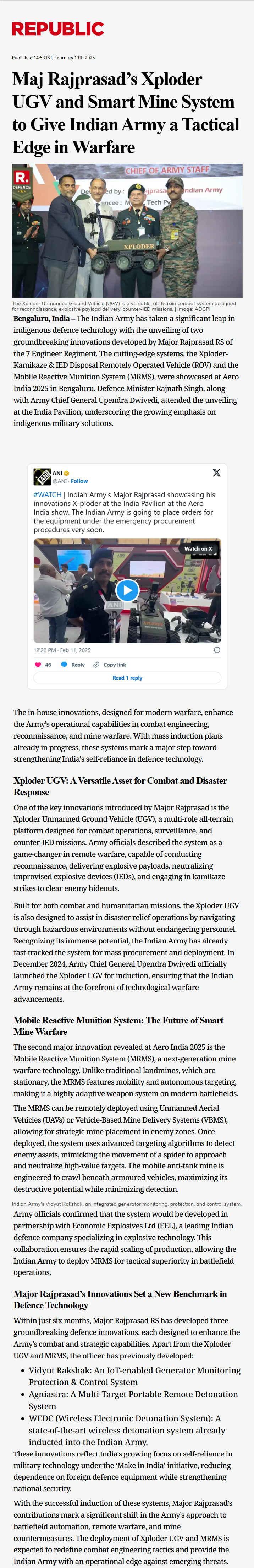 Full News Screenshot