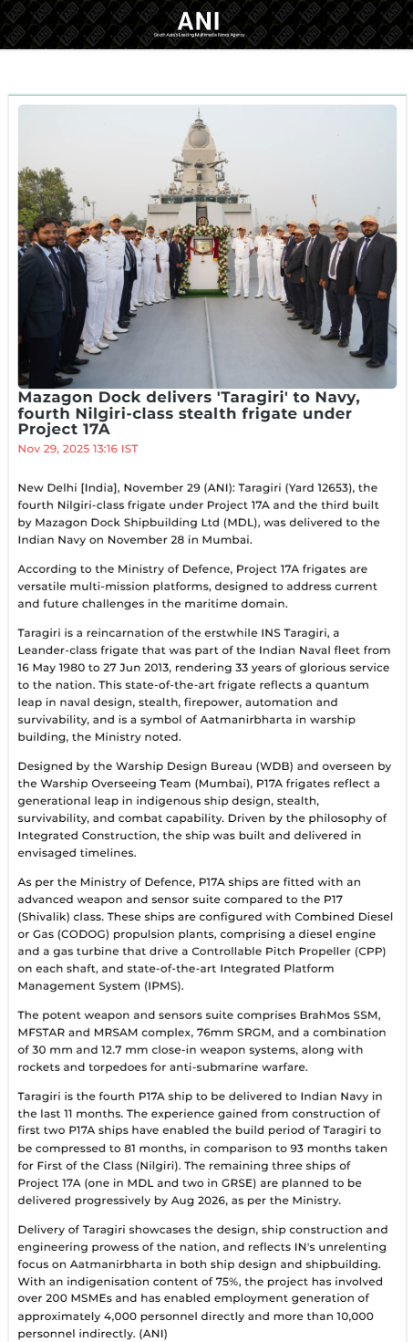 Full News Screenshot