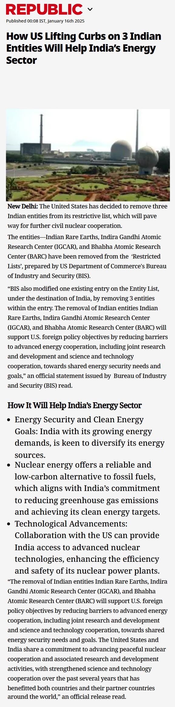 Full News Screenshot