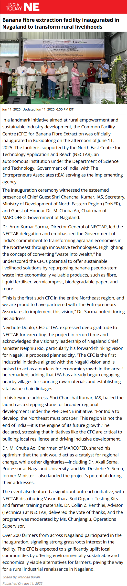 Full News Screenshot