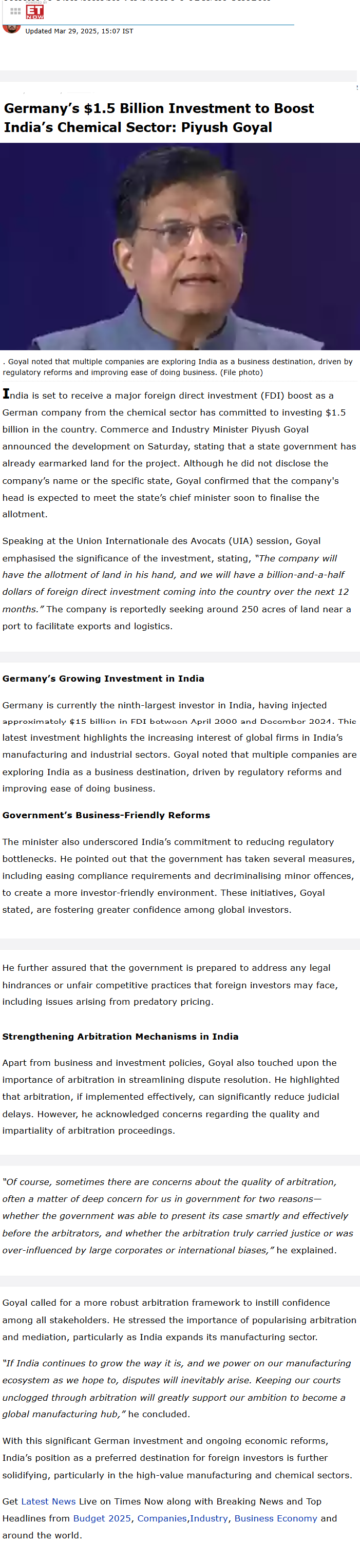 Full News Screenshot